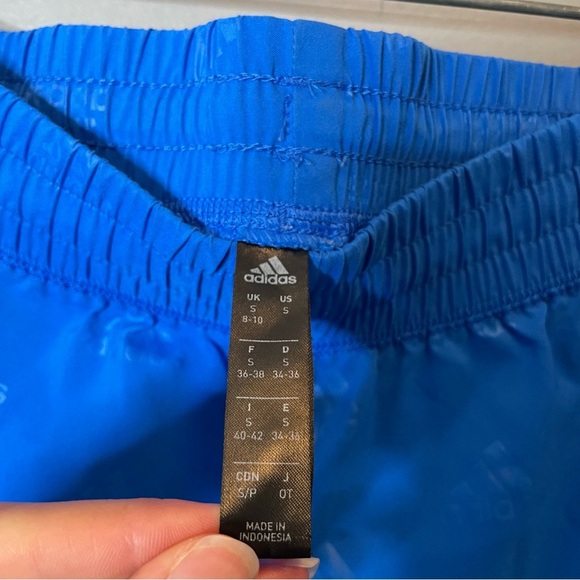 Adidas cobalt Blue Logo Athletic Shorts size small - Picture 3 of 6